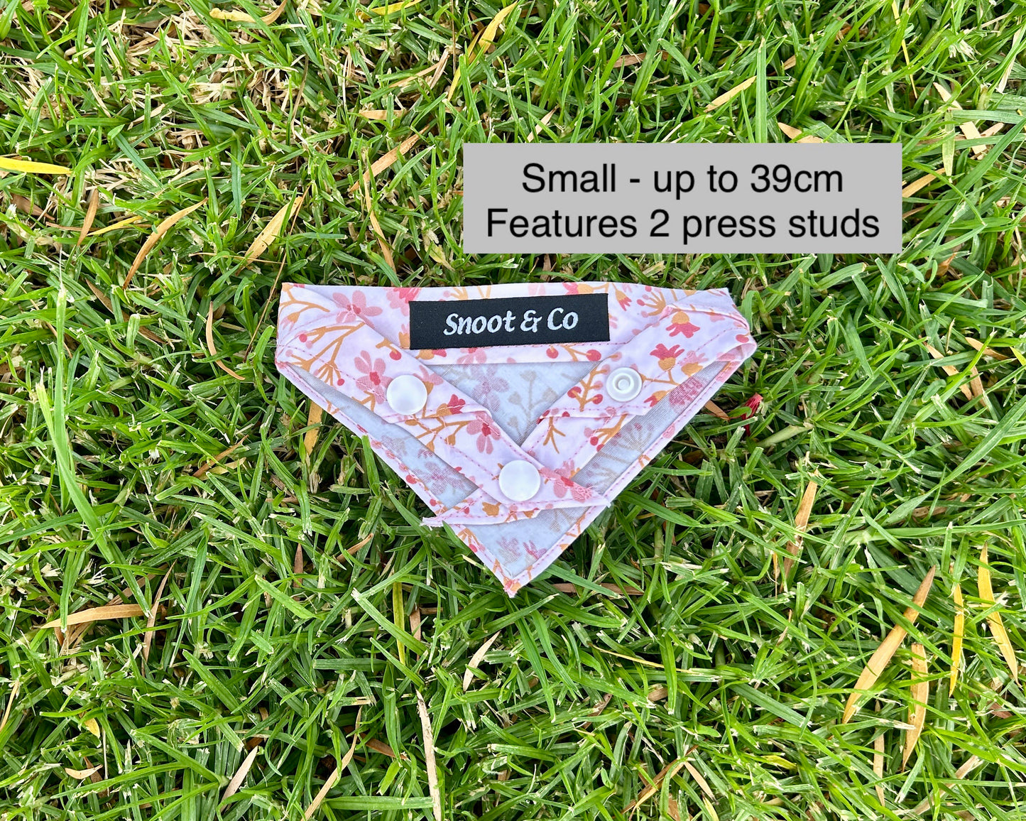 Dainty Pink Floral Bandana