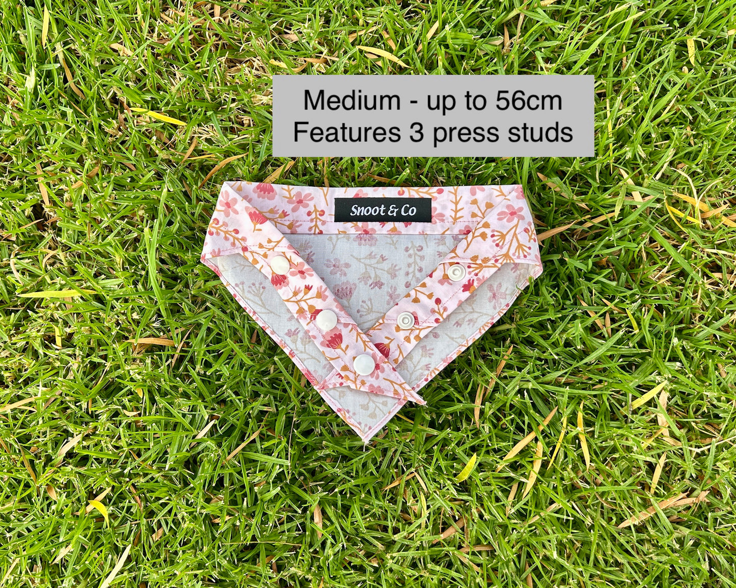 Dainty Pink Floral Bandana