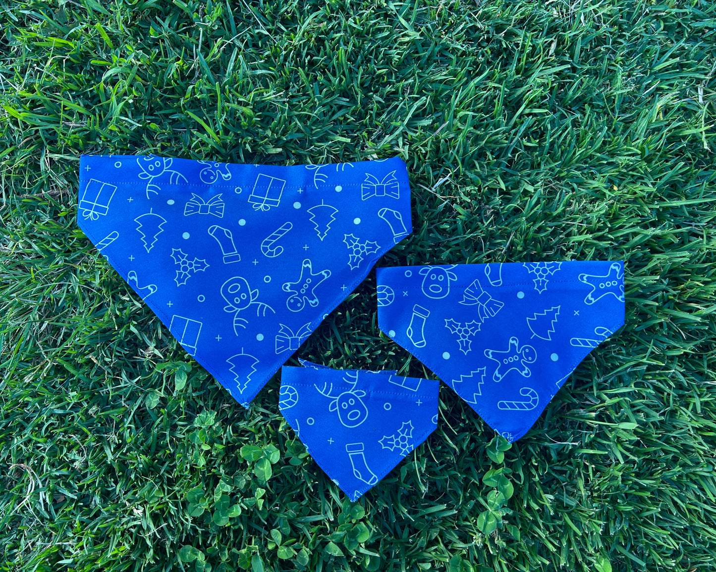 Navy Ornament Bandana
