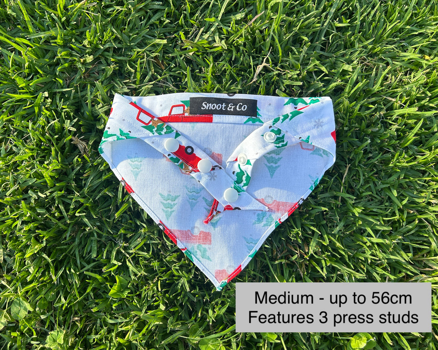 Puppy in Ute Christmas Bandana