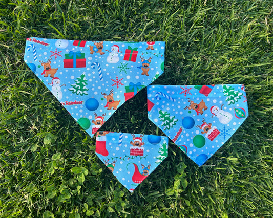 Cartoon Reindeer Bandana