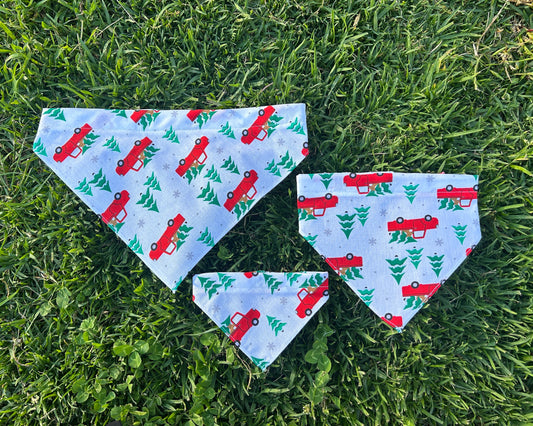 Puppy in Ute Christmas Bandana