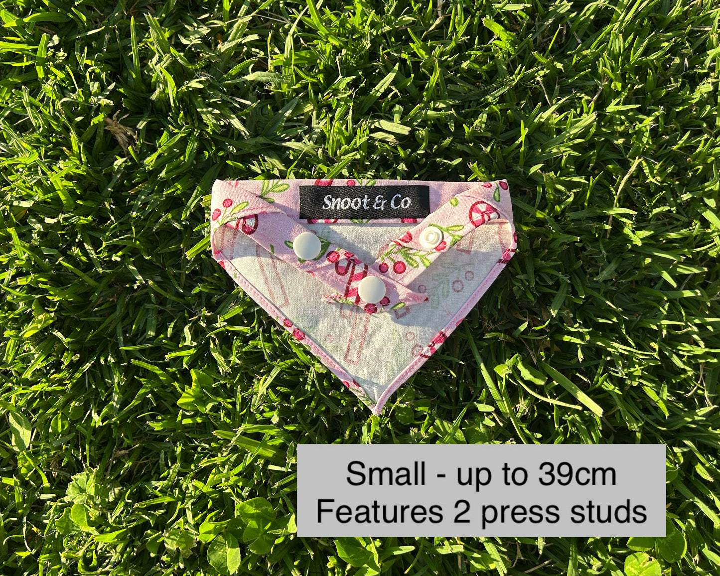 Pink Candy Cane Bandana